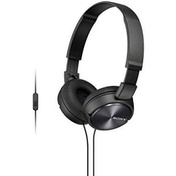 Cuffie Sony ZX310 AP con microfono, colore nero