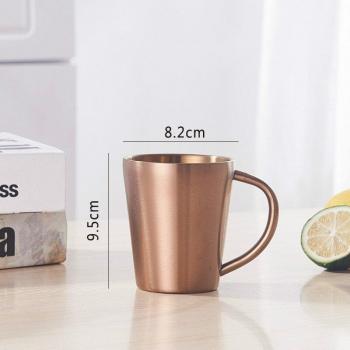 304 Stainless Milk Coffee Cup – Anti‑Heat Design