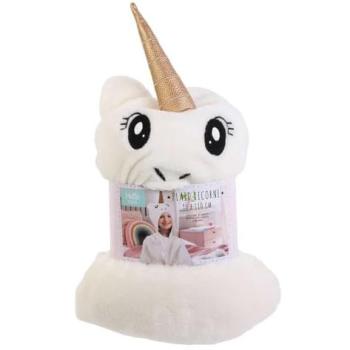 Plaid Doux Licorne avec Capuche