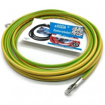 Câble de mise à la terre flexible EXODA 5 m 16 mm² Jaune/Vert