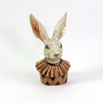 Dekorativer Osterhase Heinz 27x23x50 cm