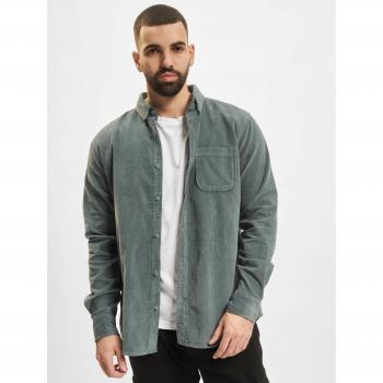 Sito Urbana Camicia Corduroy Blu a Maniche Lunghe S