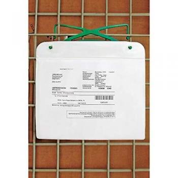 Porte-documents avec bande magnétique pour caisse-palette