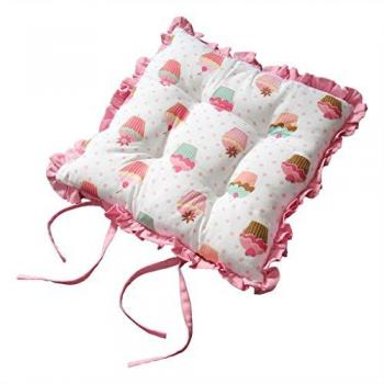 Cojín para Silla 40x40 cm con Volantes y Estilo Dulce