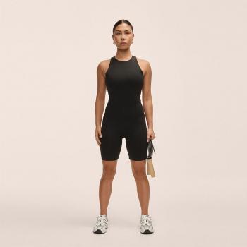 Silhouette Noir Casall Alignée Femme L Combinaison