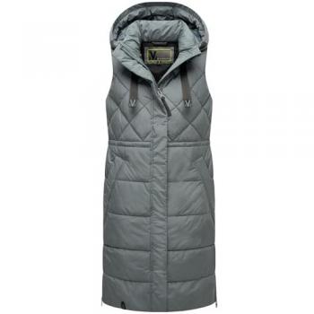Marikoo Damen‑Jacke Narikaa 16: Steppweste, Blau, XS