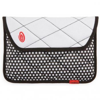 Memory‑Foam‑Schutzkappe für 7-Zoll-Tablet (Timbuk2) – Schwarz/Weiß mit Punkten
