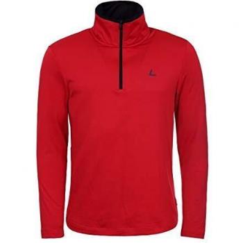 Rotes Halfzip-Shirt LUHTA Kankola für Herren – M