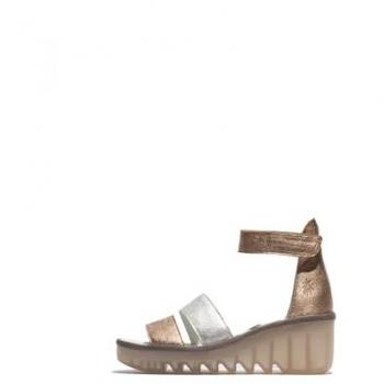 Fly London Women’s Breeze 290 Leather Straps – Sahar Sil Variant