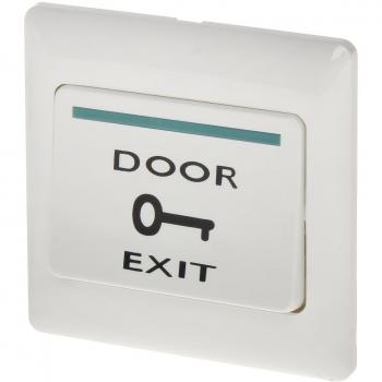 Atlo Bouton Poussoir 8A, Blanc, Plastique, Ouverture de Porte