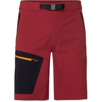 Men's Vaude Badile Shorts in Carmine