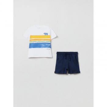 Tuta Jogging Uomo T-shirt e Shorts Multicolor Taglia 30-36