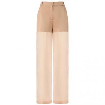 Comfort Fit Brown Trousers – Pinko L