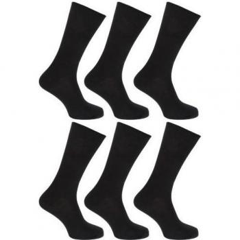 FLOSO Chaussettes 100% Coton (Lot de 6)