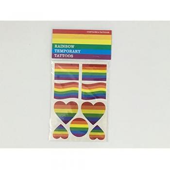 Queer-Cheerflagge Tattoo-Sets – Spaßgeschenk