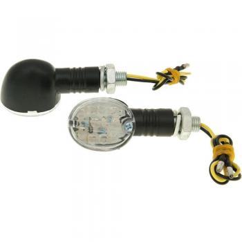 M10 Gewinde LED Blinker Set Drop schwarz