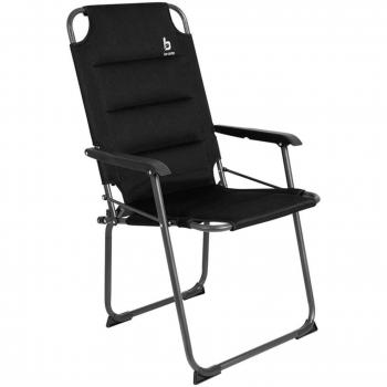 Bo-Camp Upholstered Folding Chair Copa Rio Comfort XXL Air Black