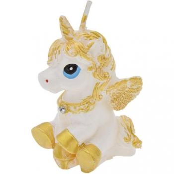 Cartoon Unicorn Birthday Candles