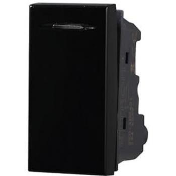 Interrupteur 1P 16A Noir Axolute Bticino AN0401