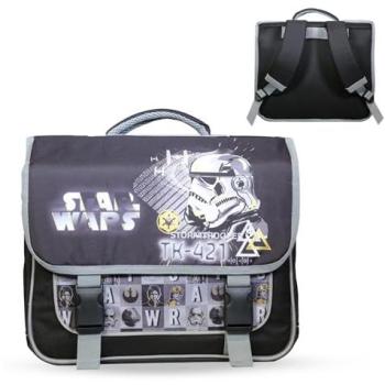 École Star Wars : Cartable BAGTROTTER Noir et Gris