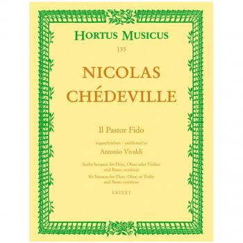Il pastor Fido. Sechs Sonaten für Flöte, Oboe oder Violine und Basso continuo von Nicolas Chedeville