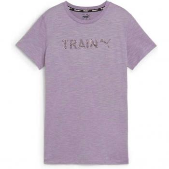 Camiseta Deportiva Puma Morada para Mujer