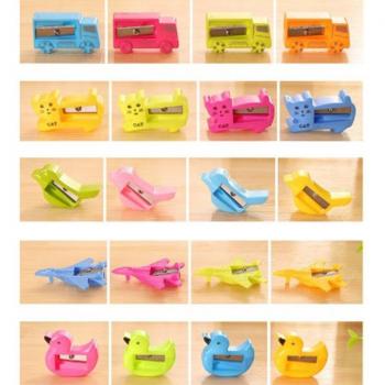 10 pièces Crayon Aiguiseur Animaux Bureau