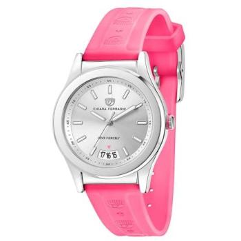 Chiara Ferragni Reloj Mujer Cuarzo 36mm con Correa de Silicona Negra