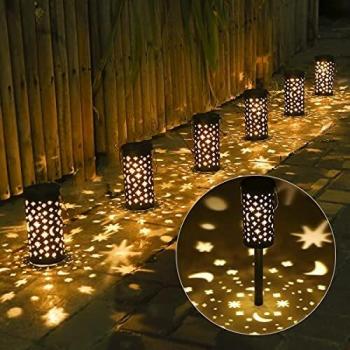 Warm White Solar Driveway Lights