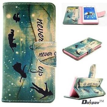 Funda de Cuero Delgada Dokpav® para SONY Xperia E3 con Bolsillos Interiores