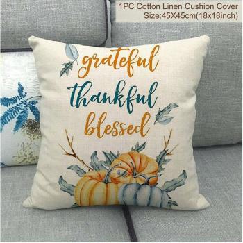 Taie d'oreiller Citrouille de Noël 45x45 cm