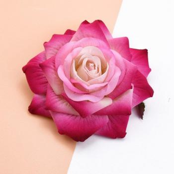 10Pcs 10CM Silk Rose Heads