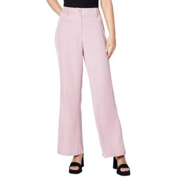 Oasis High Waisted Patch Back Pocket Trouser Pink 10