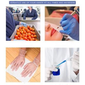 100 pcs Disposable Nitrile Gloves for Tattooing