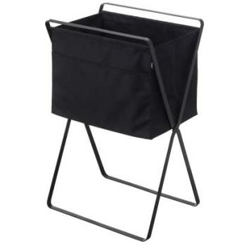 Yamazaki 5662 Portable Tower Laundry Basket (Black)