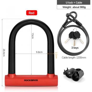 ROCKBROS Motorcycle U Lock Set