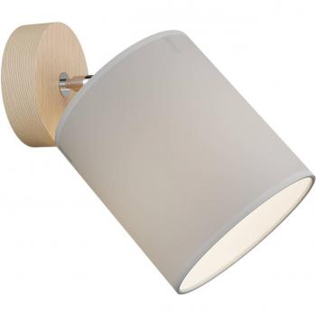 Applique murale Corralee gris 1 lumière E27 Max 25W
