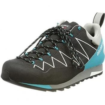 Dolomite Zapato WS Crodarossa Lite GTX 2.0, Basket Femme, Noir et Bleu (Black Capri Blue), 40 EU