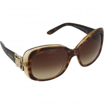 Bvlgari 8172 Sunglasses, Multicolour (Top Havana/Brown Crystal), 58