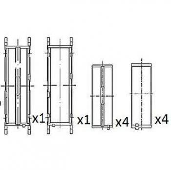 BM1055STD Crankshaft Bearing