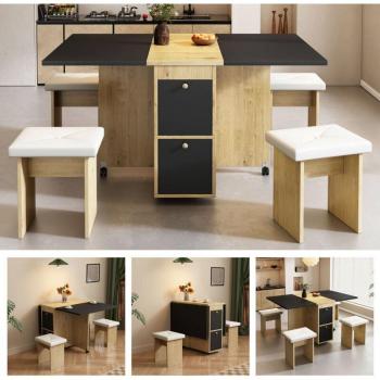 Ensemble Table et Chaises Multifonction