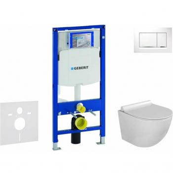 Geberit DuoSet Vaso Gaia Copriwater Cromo