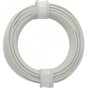 Câble de connexion Donau 1 x 0.20 mm² blanc 10 m