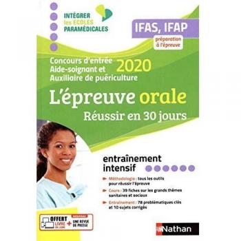 L'épreuve orale IFAS, IFAP : Concours d'entrée Aide-soignant et Auxiliaire de puériculture