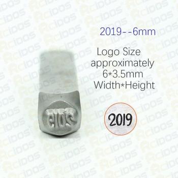 Steel Stamp Set for Jewelry, Year Symbols, 3/6MM