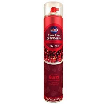 Nilco H12 High Power Fresh Cranberry Air Freshener 750ml NWT7413