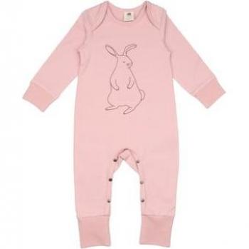 Walkiddy Ökologischer Bodysuit Hase in Rosa