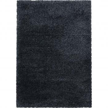 Tapis Shaggy Tissé Noir Ø200cm