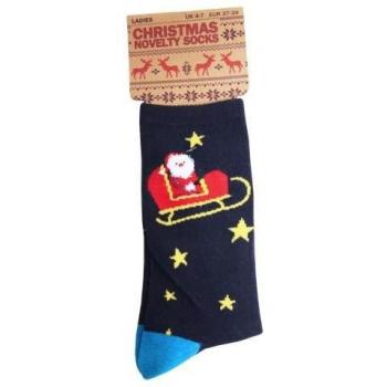Chaussettes de Noël RJM Femmes Navire 4-7