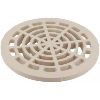 Grille de drainage 185 mm NICOLL pour siphon de cour, couleur sable